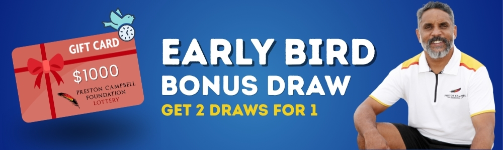 Enter the PCF Lottery Early Bird Draw